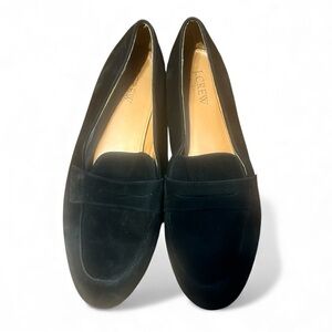 J. Crew Black Suede Loafers - On Trend Classic